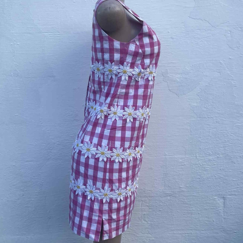 Lilly Pulitzer Pink and White Gingham Dress - Picture 2 of 10